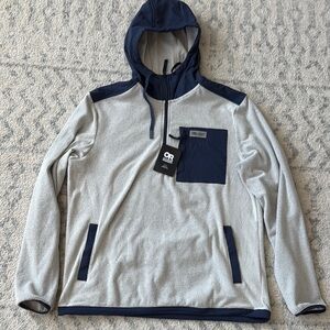 Outdoor Research Blue and Gray Hoodie New with Tags
